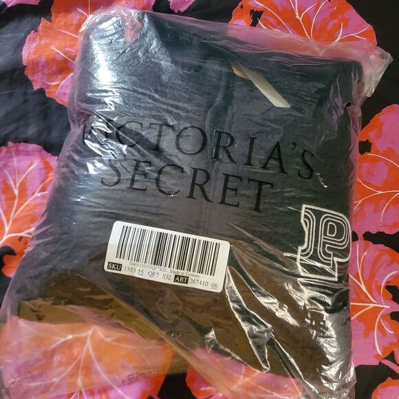 PLUS SIZE! Victoria Secrets Pink Sherpa 3/4 Zip Up Sweatshirt XXL - Picture 5 of 9